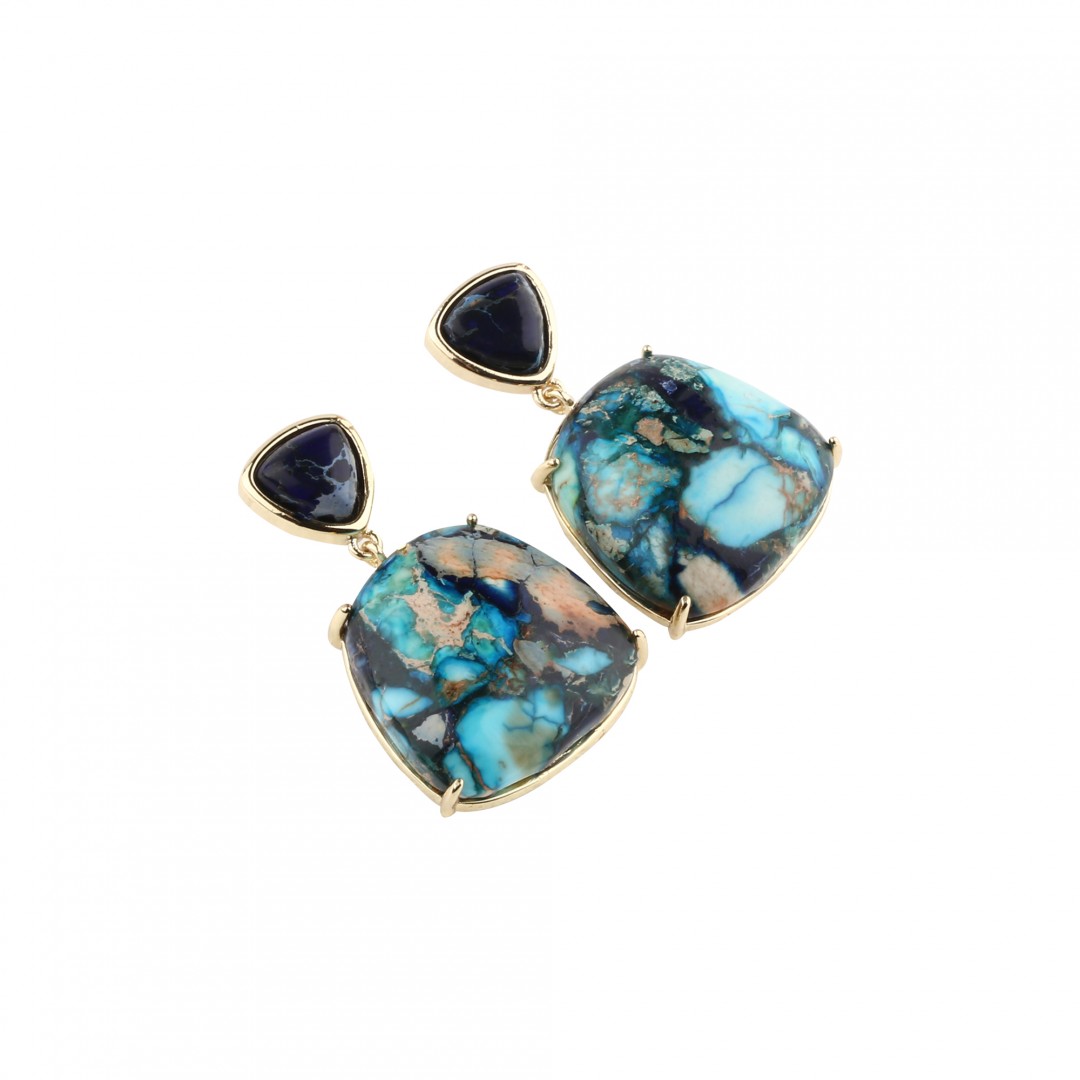 Blue Bird Earrings